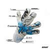 Rinat Guantes de Arquero Asimetrik Turf Ferulas Blanco Azul Niño