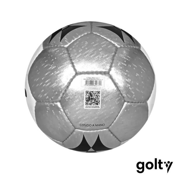 Golty Balon de Futbol Magnum Profesional N4 Gris Blanco