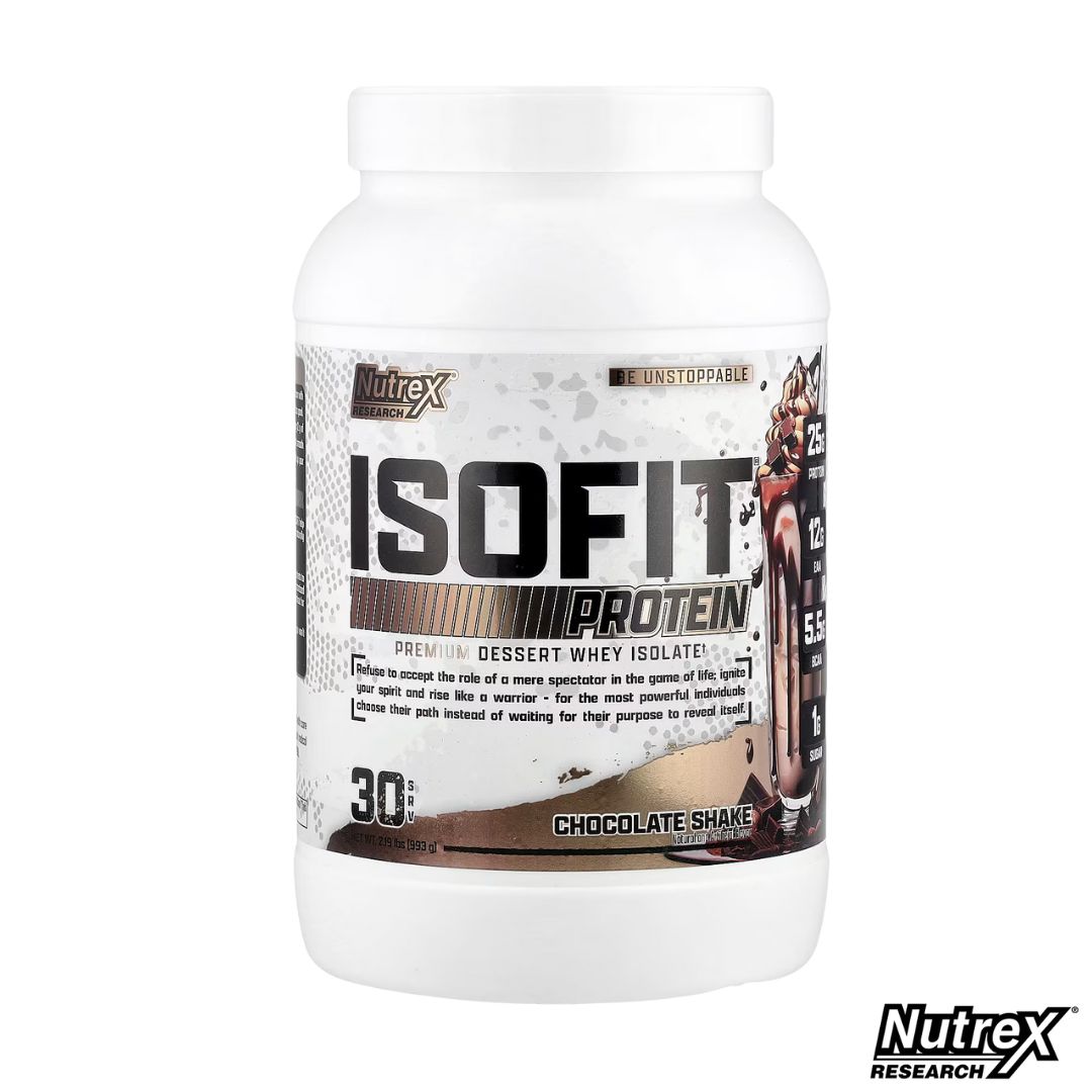 Nutrex Proteina IsoFit 2.2Lb x30 Servicios