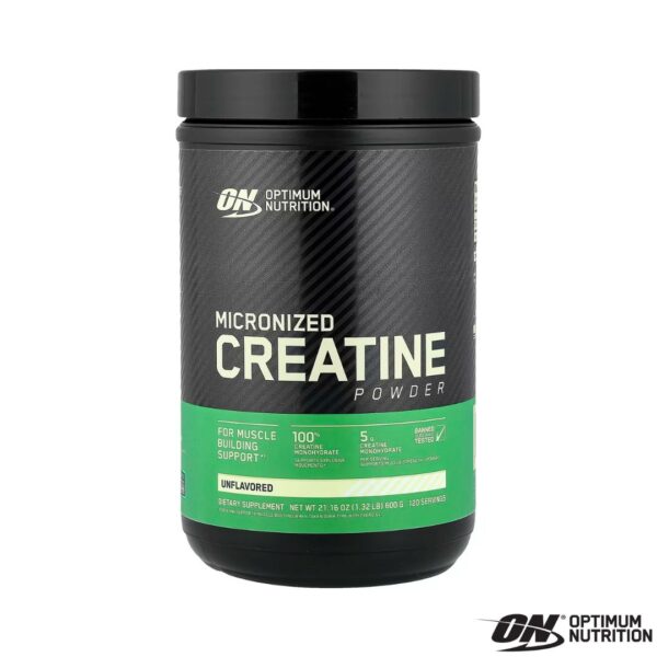Optimum Nutrition Creatina Micronizada 600gr x120 Servicios