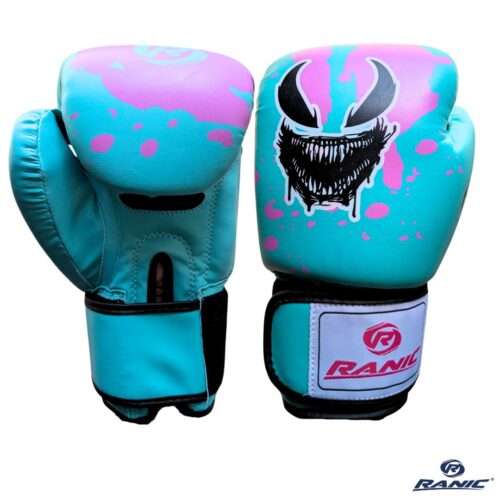 Ranic Guantes de Box Venom Turquesa Rosa