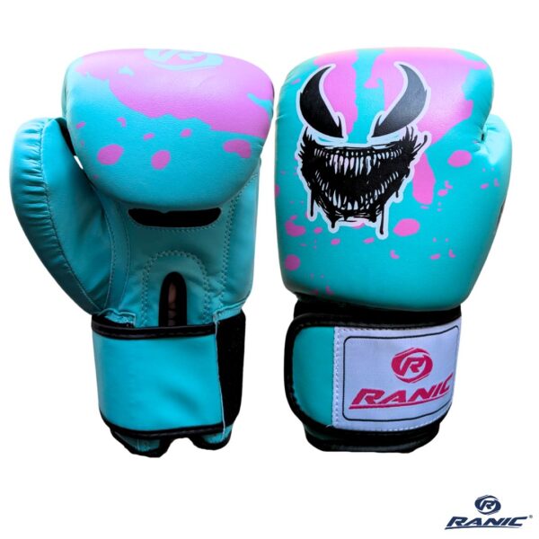 Ranic Guantes de Box Venom Turquesa Rosa