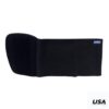 USA - MUSLERA AJUSTABLE - NEGRO 1 Usa Muslera Elastica Ajustable con Velcro Negro
