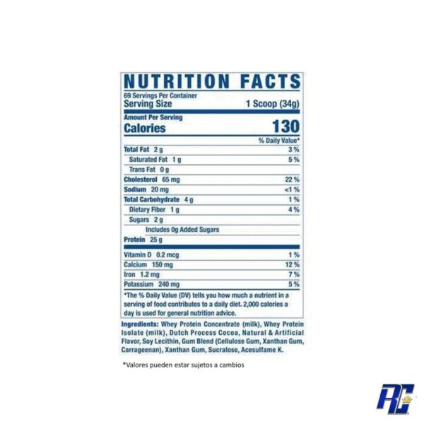 Rc King Whey 5Lb x69 Servicios
