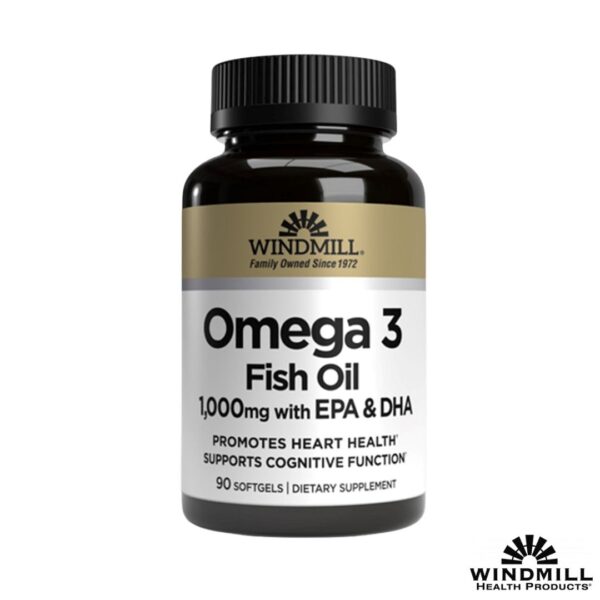WINDMILL - OMEGA 3 Windmill Omega 3 + EPA & DHA 1000mg x90capsulas