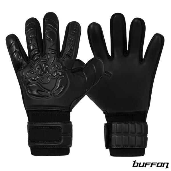 Buffon Guantes de Arquero Basico Escorpion con Ferula Negro