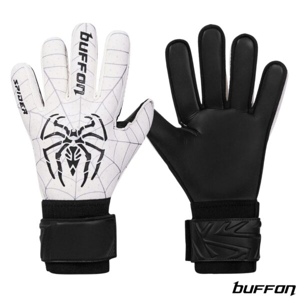Buffon Guantes de Arquero Spider Intro Blanco Negro