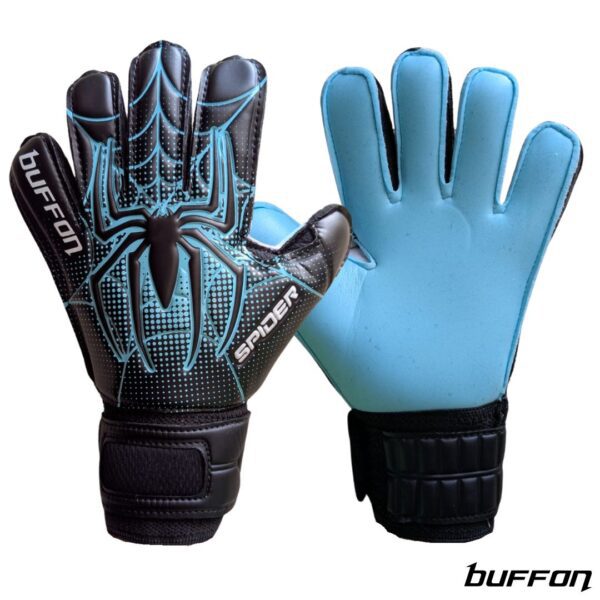 Buffon Guantes de Arquero Basico Spider 2 Niño Negro Menta