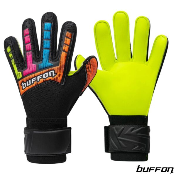 Buffon Guantes de Arquero Tron Intro Negro Arcoiris