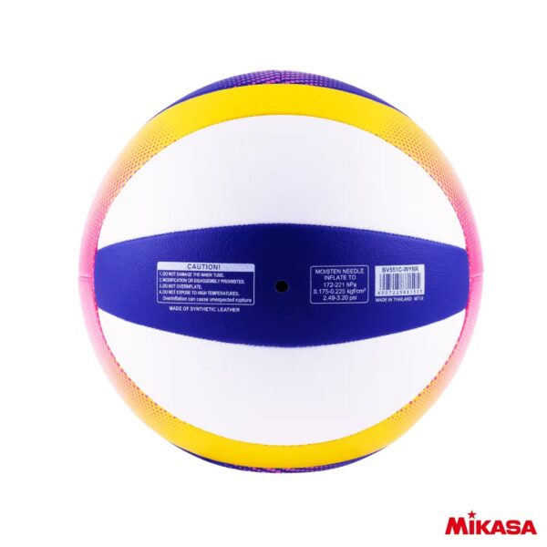 Mikasa Balon de Voleibol Playa Classic BV551C-WYBR FIVB