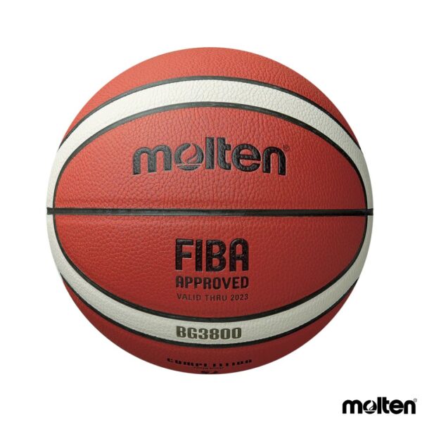 Molten Balon de Baloncesto Pro Cuero FIBA B6G3800 No 6