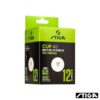 Stiga Set de 12 Pelotas de Ping Pong Cup 40+