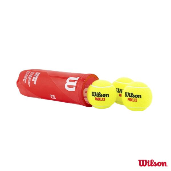 Wilson Set de 3 Pelotas de Padel Performance