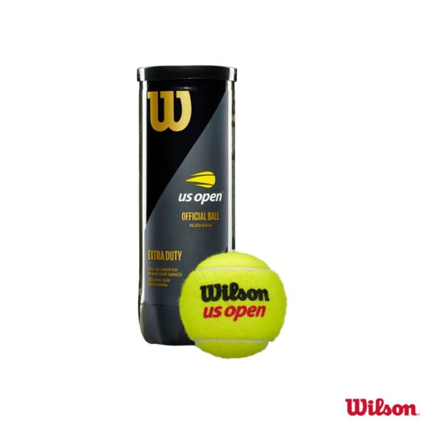 Wilson - SET X3 PELOTAS TENNIS US OPEN Wilson Set de 3 Pelotas de Tennis Us Open Extra Duty