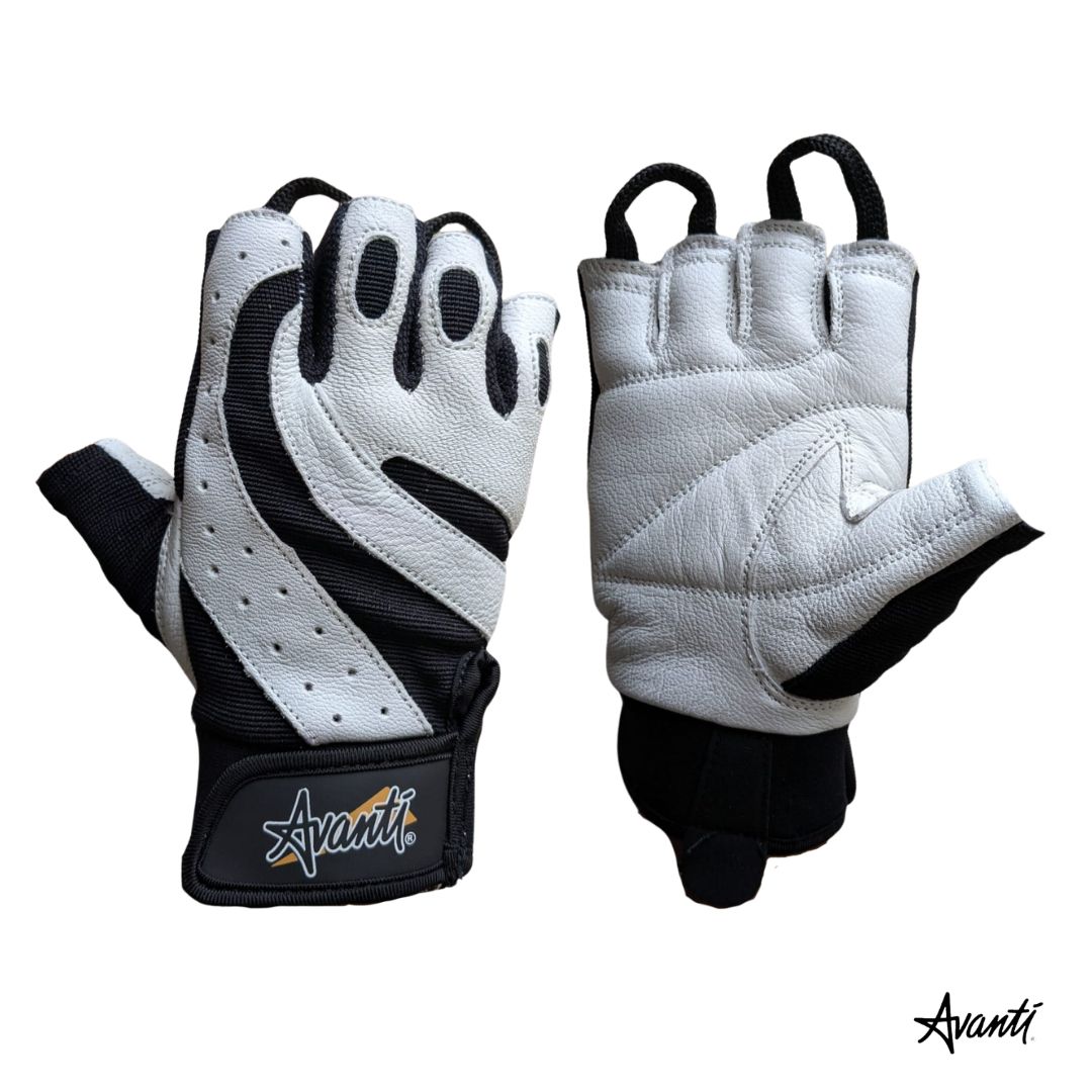 Avanti Guantes para Gimnasio Blanco Negro Cod:2707
