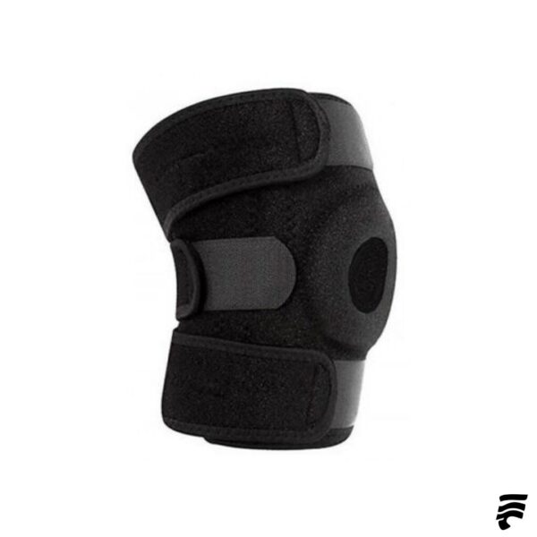 Rodillera Ajustable con Rotulera Velcro Negro (Cod:Bas)