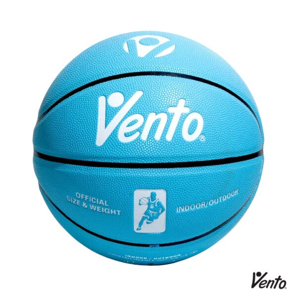 Vento Balon de Baloncesto de Cuero No 7 Azul