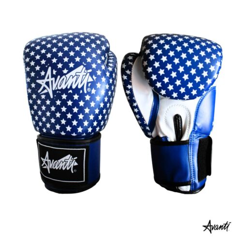 Guante de Box Competicion P.U Estrellas Azul