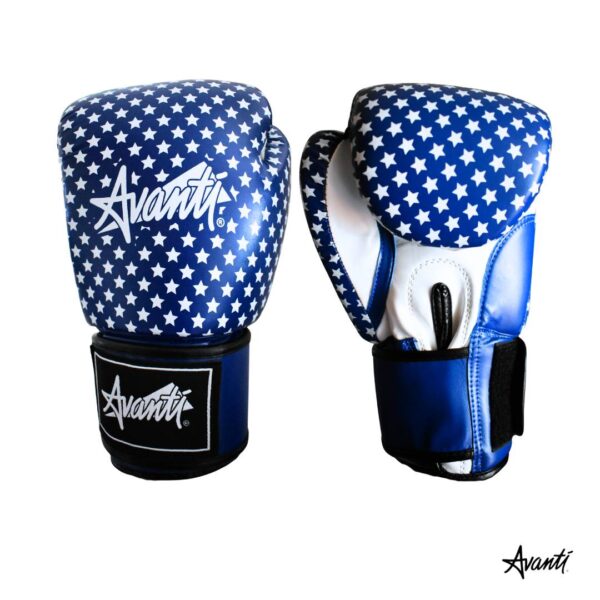 Guante de Box Competicion P.U Estrellas Azul