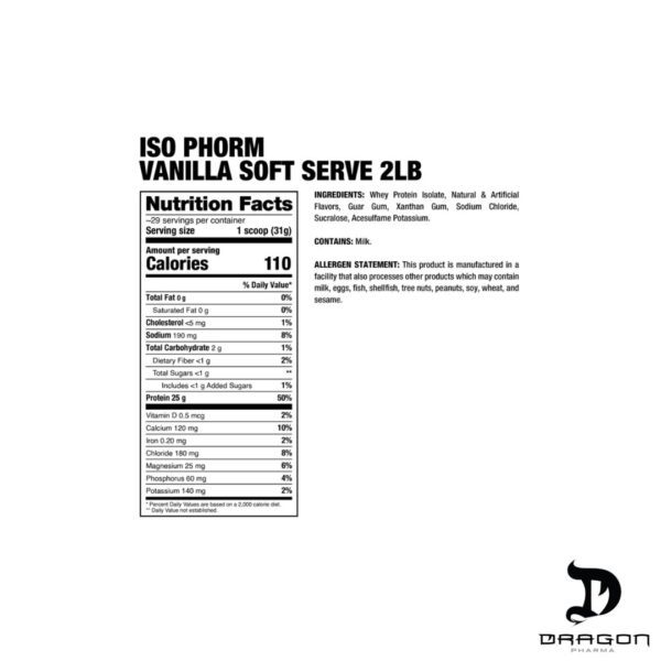 Dragon Pharma IsoPhorm 2Lb x29 Servicios