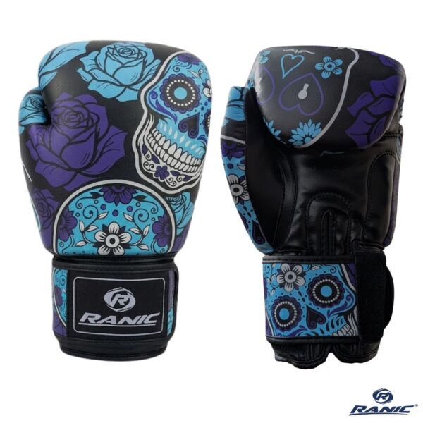 Ranic Guantes de Box Catrina Negro Morado
