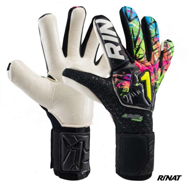 Rinat Guantes de Arquero Asimetrik Tx Pro Negro Verde Blanco