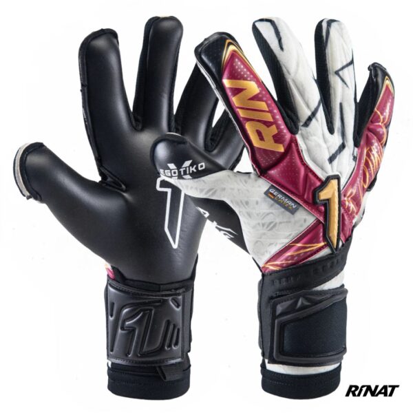 RINAT - GUANTES DE ARQUERO EGOTIKO X PRO BLANCO VINO NEGRO Rinat Guantes de Arquero Egotiko X Pro Blanco Vino Negro