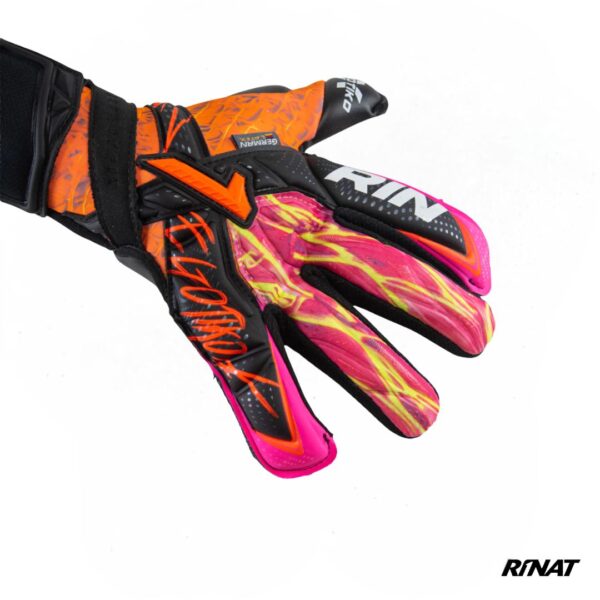 RINAT - GUANTES DE ARQUERO EGOTIKO X PRO NARANJA NEGRO 1 Rinat Guantes de Arquero Egotiko X Pro Naranja Negro