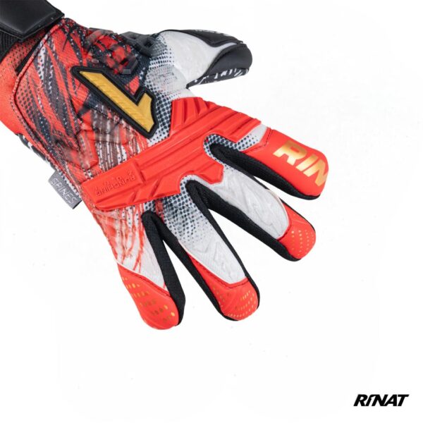 Rinat Guantes de Arquero Fiera Turf Ferulas Naranja Negro