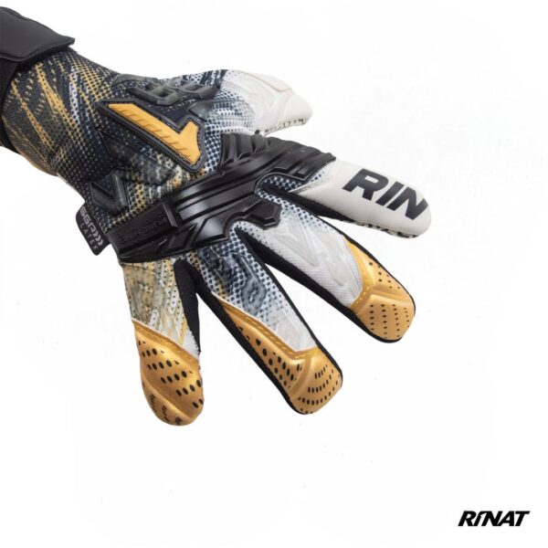 Rinat Guantes de Arquero Fiera Turf Blanco Oro Niño