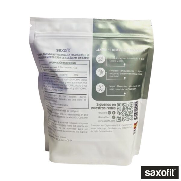 Saxofit Colageno 300gr x30 Servicios Sin Sabor