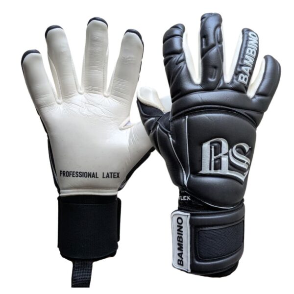 Bambino Guantes de Arquero Panther 26-27 Negro Blanco