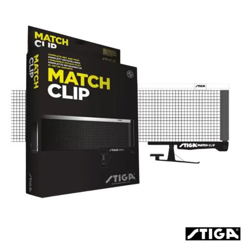 STIGA - RED MATCH CLIP Stiga Red y Poste de Ping Pong Match Clip