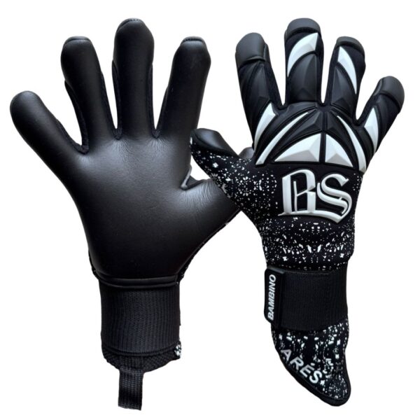 BAMBINO - GUANTES ARES SEMI PRO NEGRO BLANCO Bambino Guantes de Arquero Ares Semi Pro Negro Niño