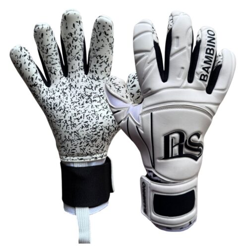 Bambino Guantes de Arquero Panther Semi Pro Blanco Negro
