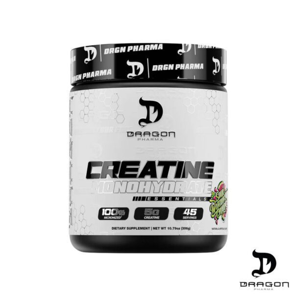 DRAGON PHARMA - CREATINA 306 GR - SANDIA Dragon Pharma Creatina Monohidratada 306Gr x45 Servicios