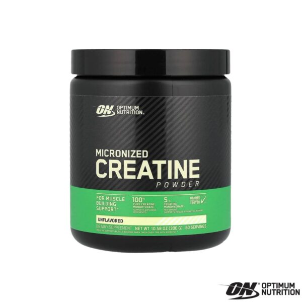 Optimum Nutrition Creatina Micronizada 300Gr x60 Servicios