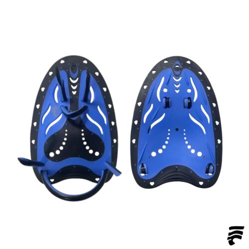 Paletas de Natacion Ergonomicas Azul Negro (Cod: Inv)