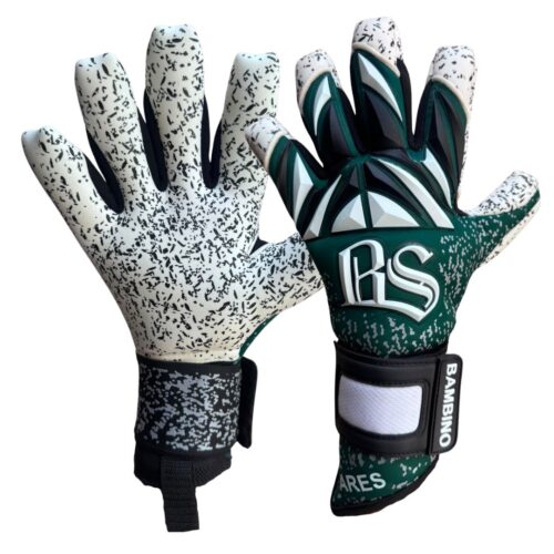 Bambino Guantes de Arquero Semi Pro Ares 26-27 Verde Negro Blanco