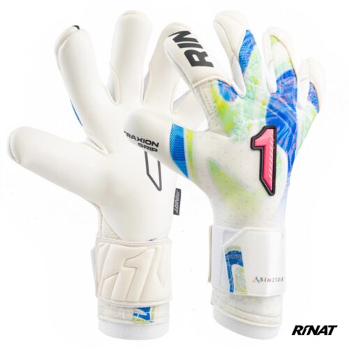 Rinat Guantes de Arquero Asimetrik Aero Pro Blanco Verde Rosa