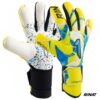 RINAT GUANTES DE ARQUERO ASIMETRIK PRIME AMARILLO AZUL BLANCO Rinat Guantes de Arquero Asimetrik Aero Prime Niño Amarillo Azul Blanco