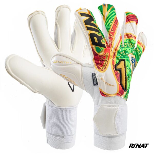 RINAT GUANTES DE ARQUERO ASIMETRIK PRIME MULTICOLOR Rinat Guantes de Arquero Asimetrik Prime Multicolor Blanco