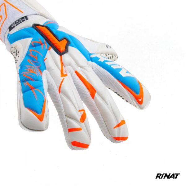 RINAT GUANTES DE ARQUERO EGOTIKO X PRIME BLANCO AZUL NARANJA 1 Rinat Guantes de Arquero Egotiko X Prime Niño Blanco Azul Naranja