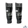 Ranic Par de Protectores Tibiales PU Calavera Negro Dorado