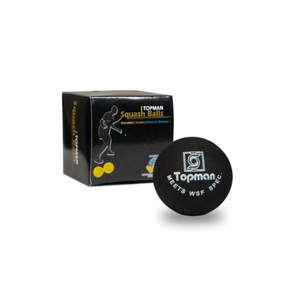 pelota squash Topman Pelota de Squash Doble Punto Amarillo (Cod: K)
