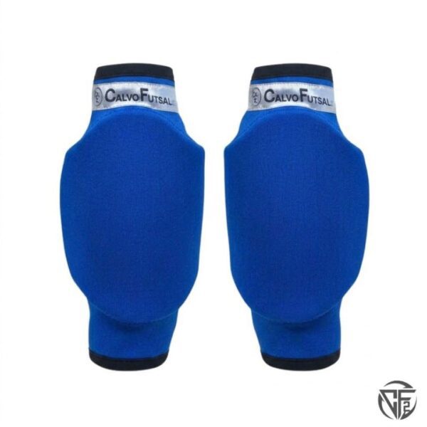CALVO FUTSAL - CODERAS PROTECCION - NEGRO Calvo Futsal Coderas Elasticas con Proteccion Azul