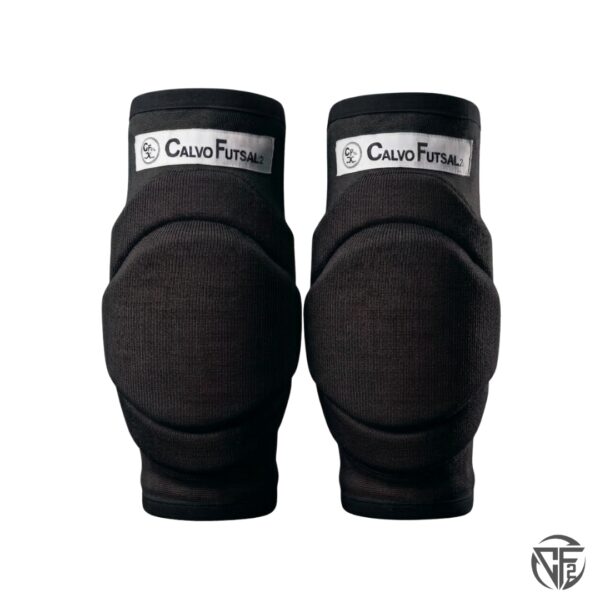 Calvo Futsal Rodilleras Elasticas con Proteccion Negro