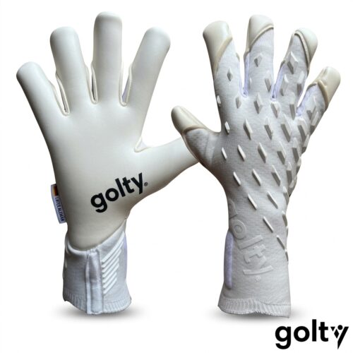 GOLTY - GUANTES DE ARQUERO - PROFESIONAL PHANTOM BLANCO Golty Guantes de Arquero Phantom Profesional Blanco