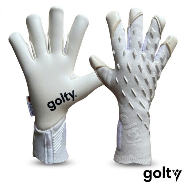 GOLTY - GUANTES DE ARQUERO - PROFESIONAL PHANTOM BLANCO Golty Guantes de Arquero Phantom Profesional Blanco