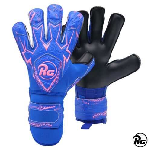 RG 26-27 SNAGA GALAXY AZUL ROSA NEGRO Rg Guantes de Arquero Snaga Galaxy 26-27 con Ferulas Extraibles Azul Rosa Negro Niño